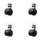 Service Caster 2'' Nylon Twin Wheel Casters with Corner Mounting Bracket , 4PK SCC-UHGR02S50-NYS-716-4-CB90-4 - alternate 1